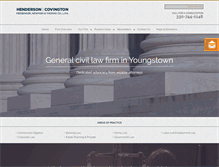Tablet Screenshot of hendersoncovington.com